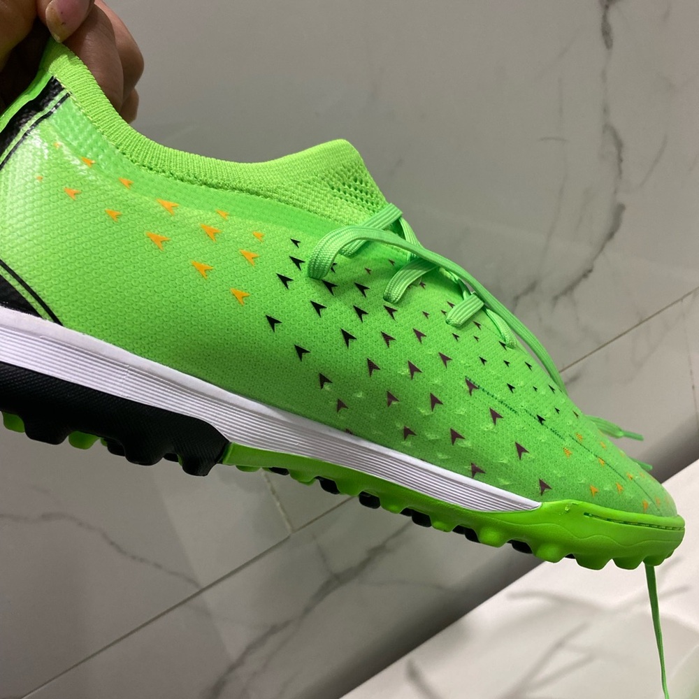 VIZARI Men's Neon Green Athletic Shoes - Picture 5 of 6